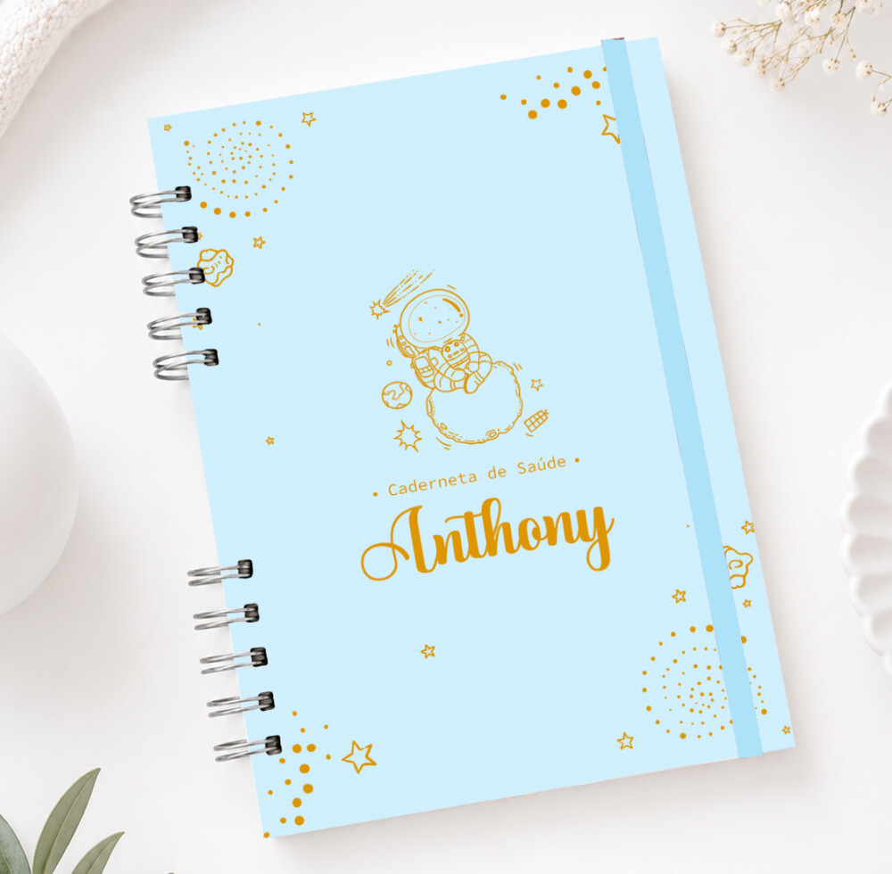 Caderneta de Saúde Vacinação do Bebê | Personalizado | Menino