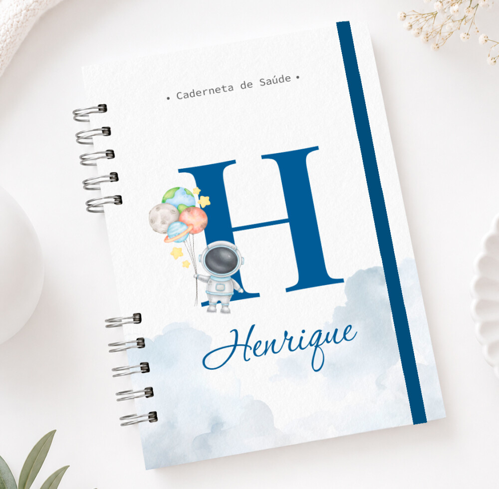 Caderneta de Saúde Vacinação do Bebê | Personalizado | Menino