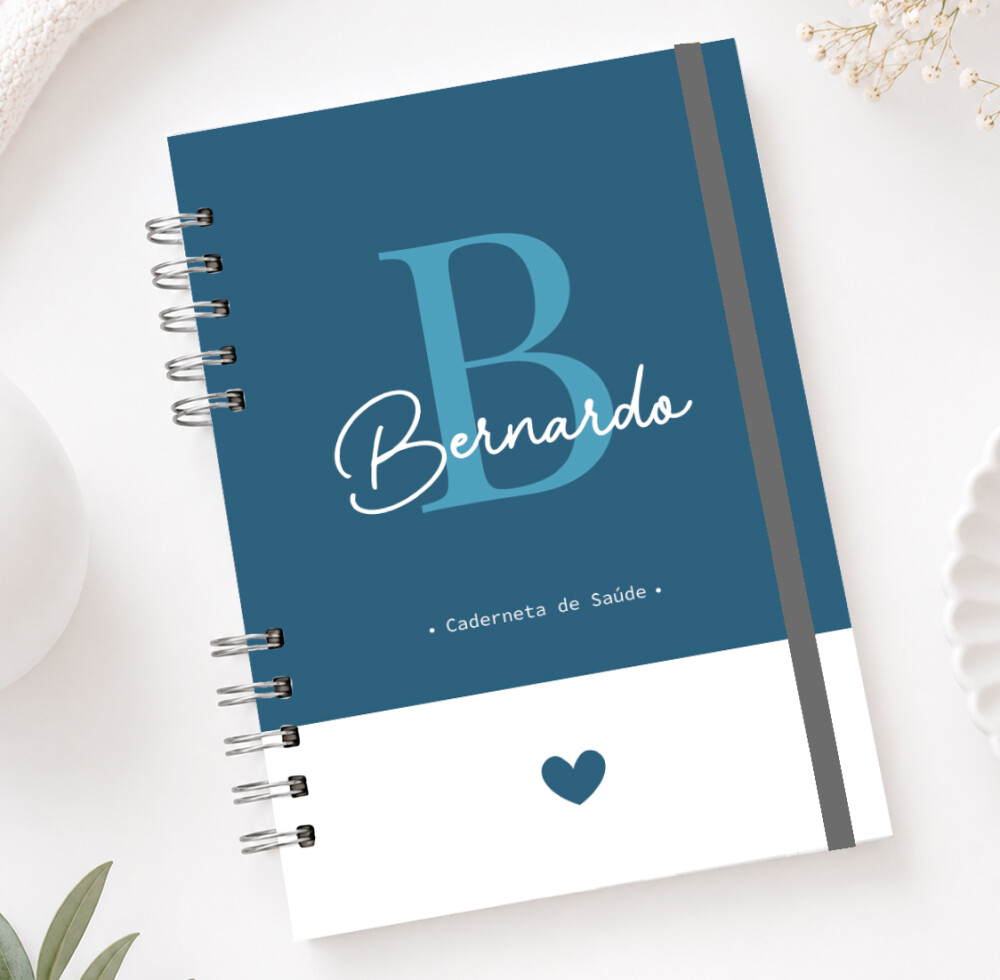 Caderneta de Saúde Vacinação do Bebê | Personalizado | Menino