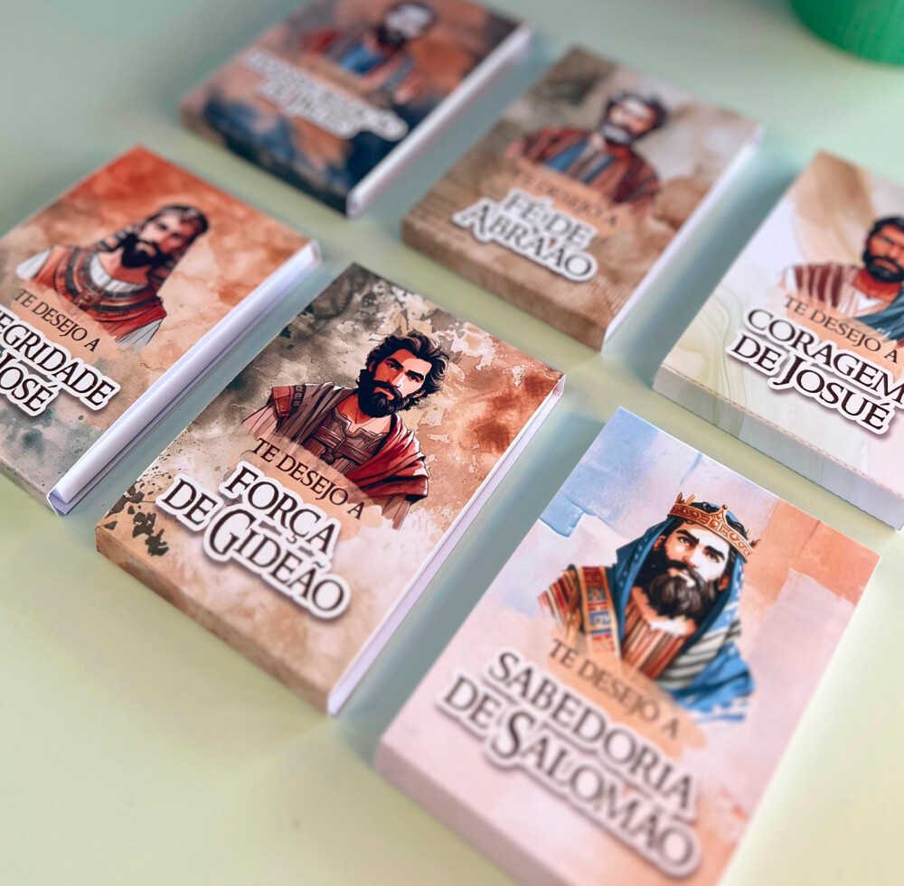 Bloco de Notas 7x10 Mimo Presente Dia dos Pais | Personagens Bíb