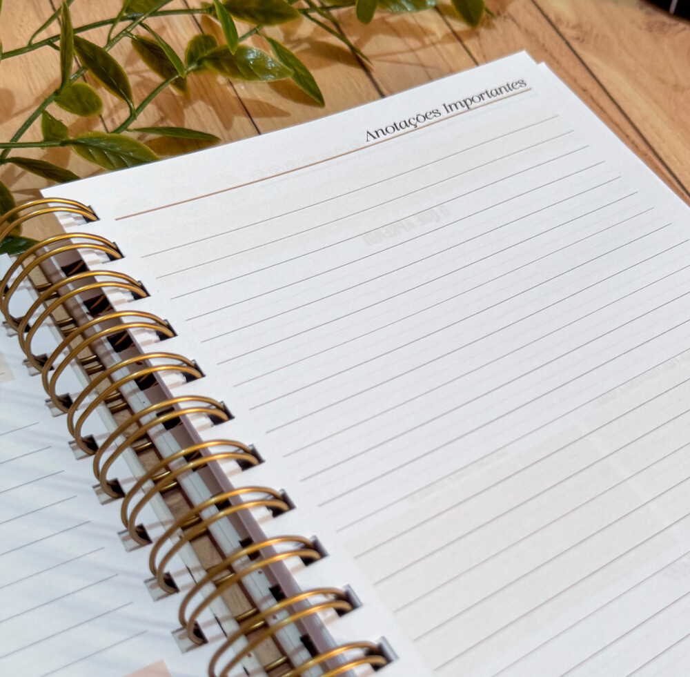 Planner Devocional Masculino Artesanal Personalizado | Presente D