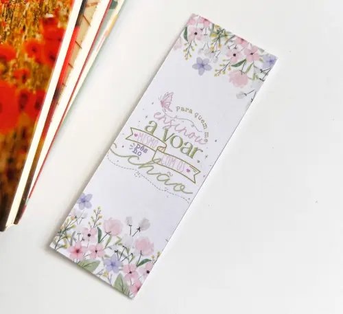Marca Página Frases Dia das Mães 5x14cm