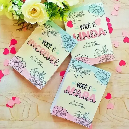 Bloquinho Personalizado - Dia da Mulher