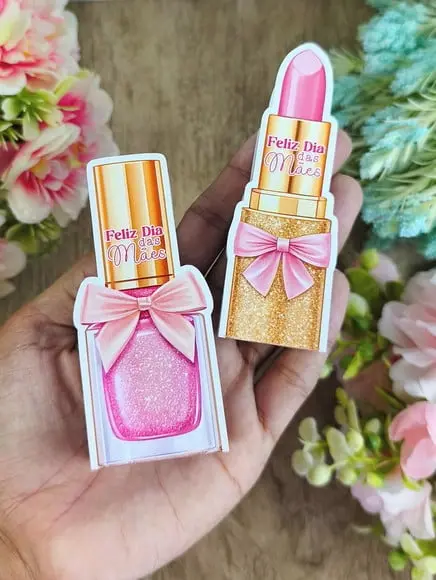 Card Baton Dia das Mães - Batom ou Esmalte