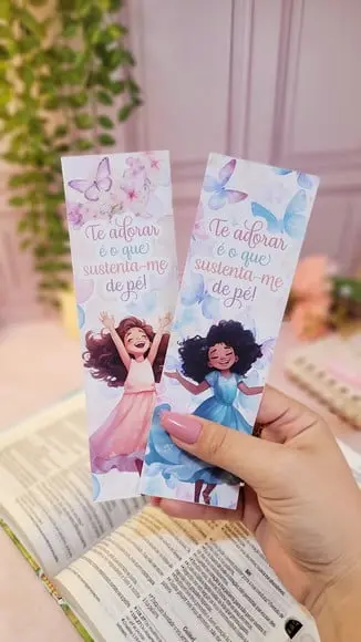 Marca Página Dizeres Bíblicos Dia das Mulheres