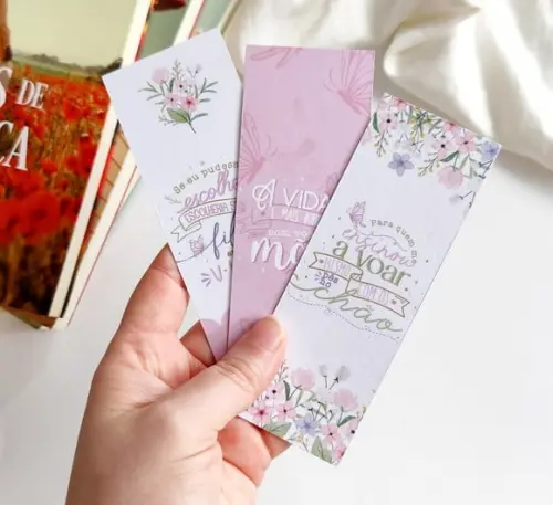 Marca Página Frases Dia das Mães 5x14cm