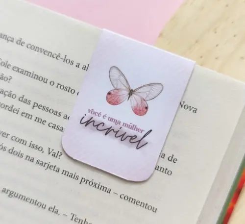 Marcador de Páginas Magnético Dia da Mulher