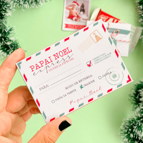 Caixinha Porta KitKat Natal - Entrega Especial