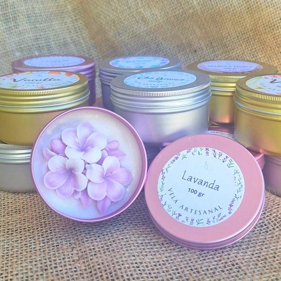 Vela Aromática Lata 100gr