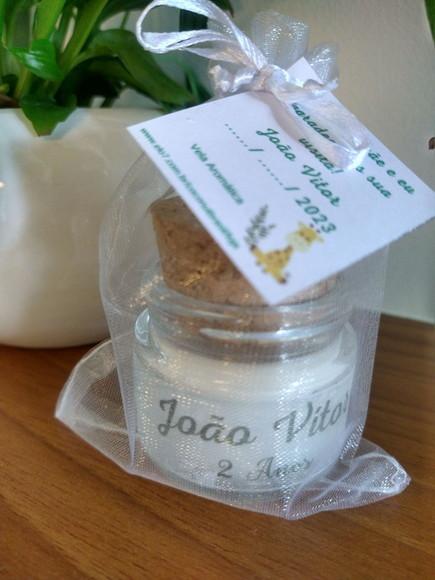 Lembrancinha de Maternidade Vela Aromática