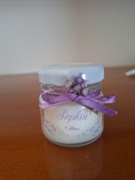 Vela Aromática Lembrancinha de Aniversário