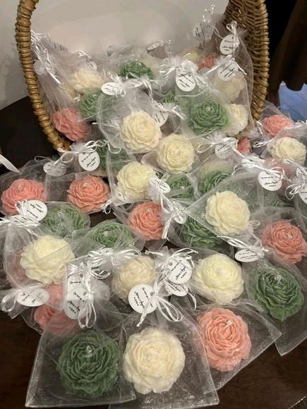 Lembrancinha Vela Flor