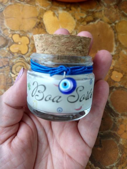 Vela Aromática boa sorte