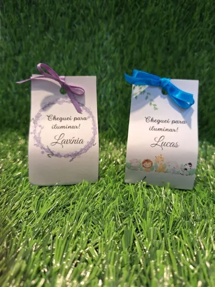 Mini Vela Bubble Aromática - na Embalagem Personalizada