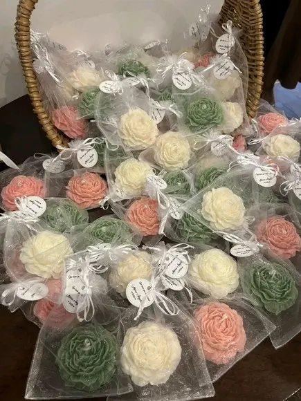 Lembrancinha Vela Flor
