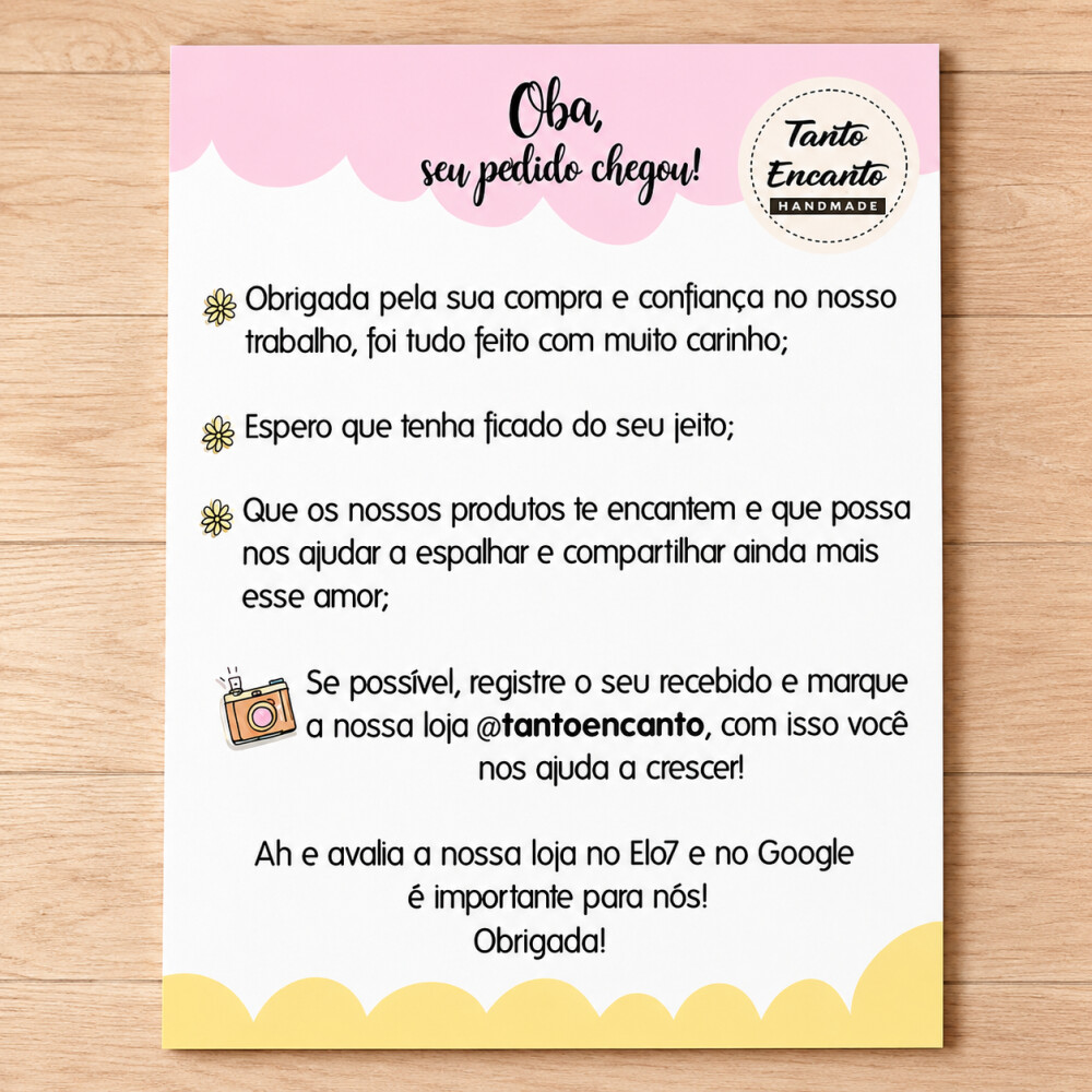 Cartão de Agradecimento