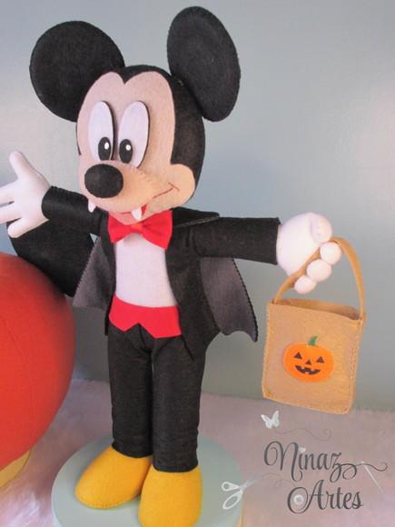 Abóbora e Mickey - Tema Halloween