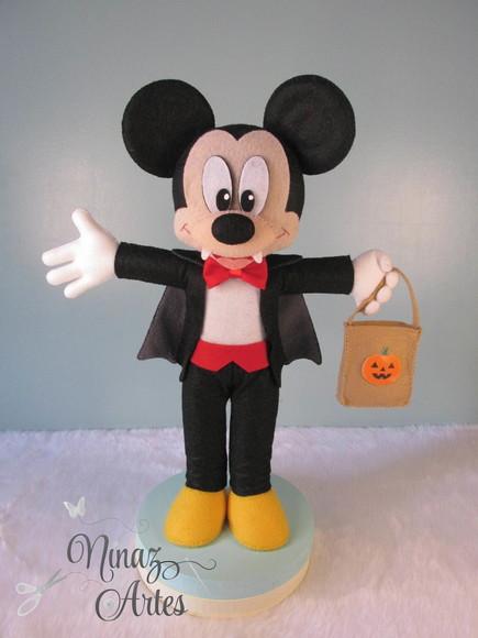 Abóbora e Mickey - Tema Halloween