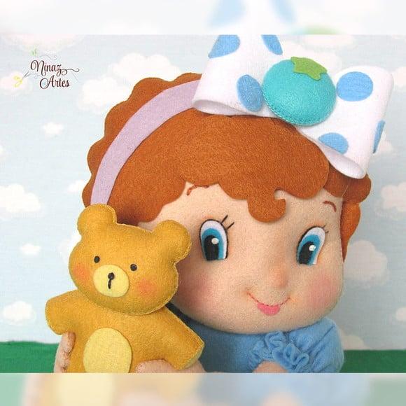 Boneca Amorinha Baby - Tema Moranguinho Baby