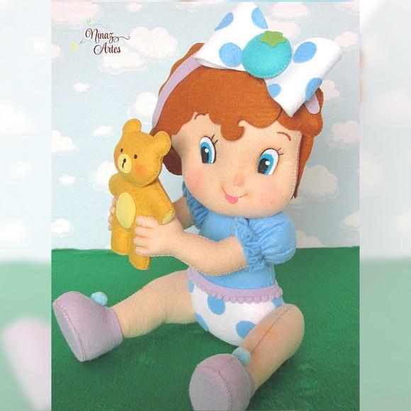 Boneca Amorinha Baby - Tema Moranguinho Baby