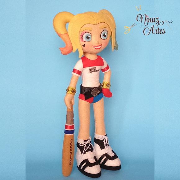 Boneca Arlequina - Tema Harley Quinn
