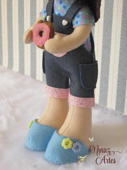 Boneca Babi Coelhinha Donutt - Tema Páscoa