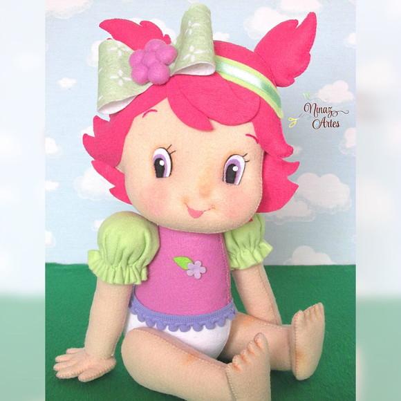 Boneca Cachinho de Framboesa Baby - Tema Moranguinho Baby