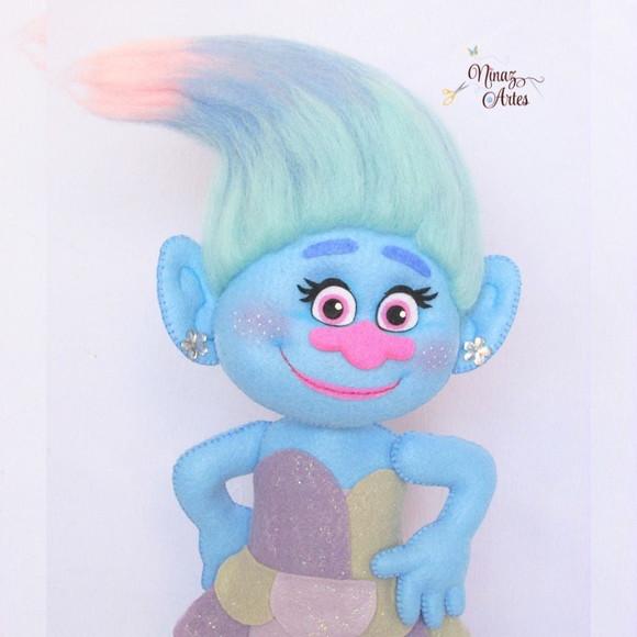 Boneca Chenille- Tema Trolls
