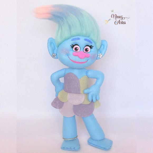 Boneca Chenille- Tema Trolls