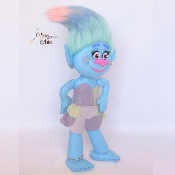 Boneca Chenille- Tema Trolls
