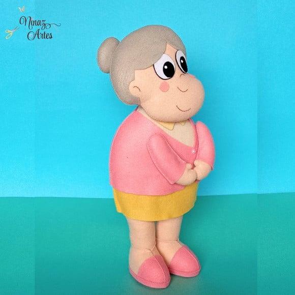Boneca Dona Benta -Tema Sítio do Picapau Amarelo