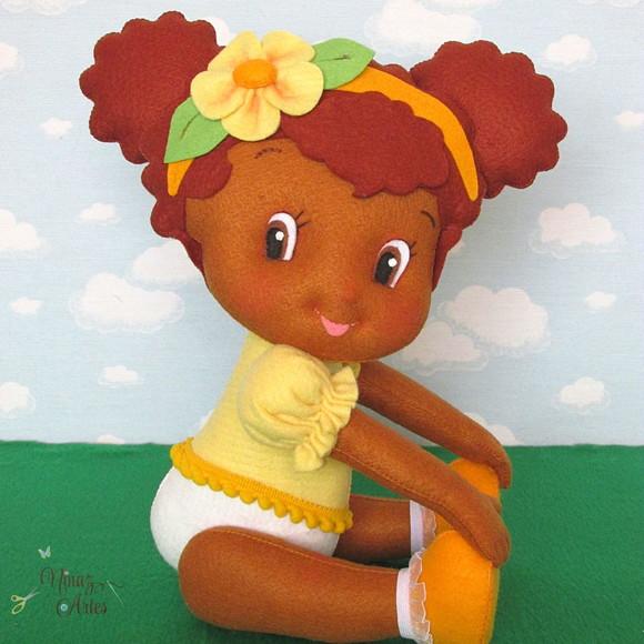 Boneca Laranjinha Baby - Tema Moranguinho Baby