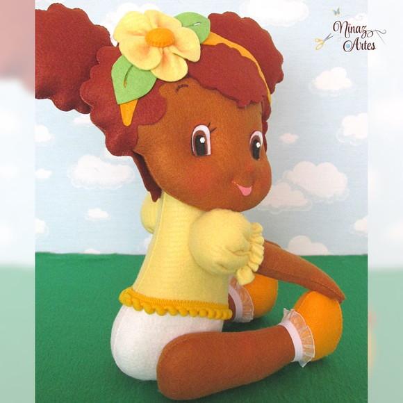 Boneca Laranjinha Baby - Tema Moranguinho Baby