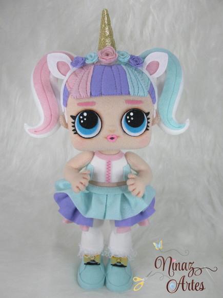 Boneca Lol Unicorn - Tema Lol