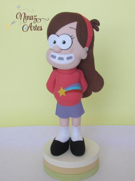 Boneca Mabel - Tema Gravity Falls