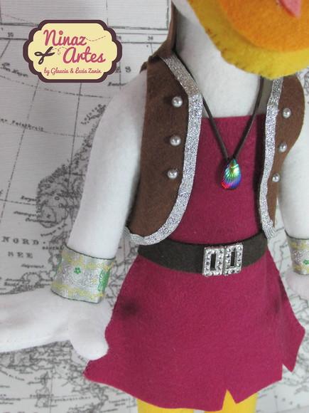 Boneca Margarida - Tema Mickey Pirata