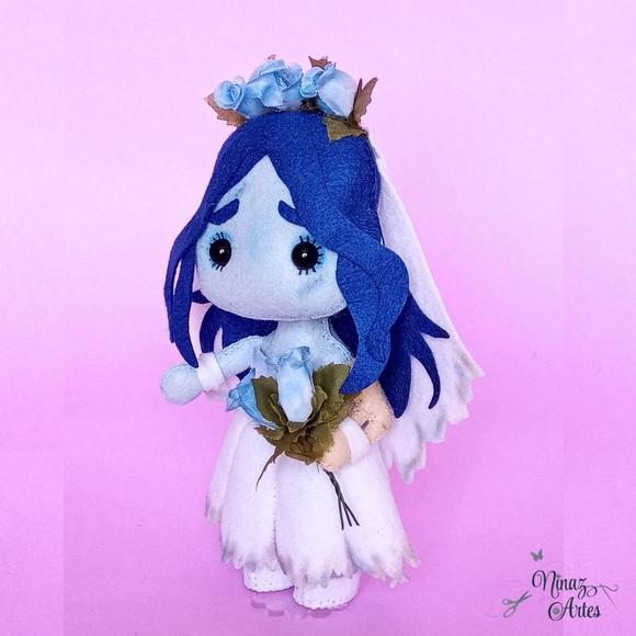 Boneca Mini Noiva Cadáver - Coleção Trevosos