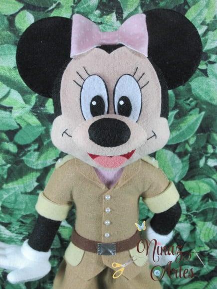 Boneca Minnie - Tema Mickey Safári