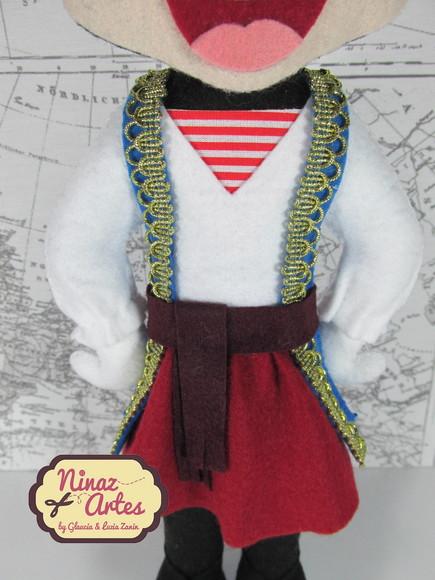 Boneca Minnie - Tema Mickey Pirata