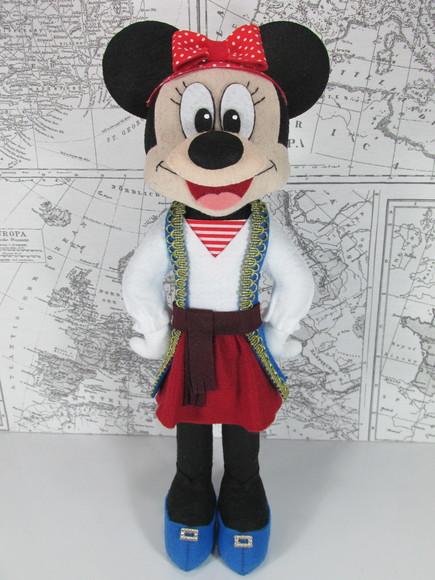 Boneca Minnie - Tema Mickey Pirata