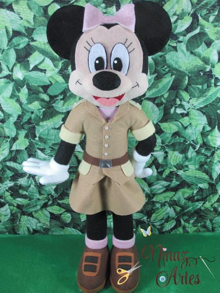 Boneca Minnie - Tema Mickey Safári