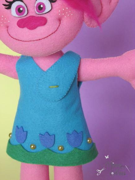Boneca Poppy - Tema Trolls