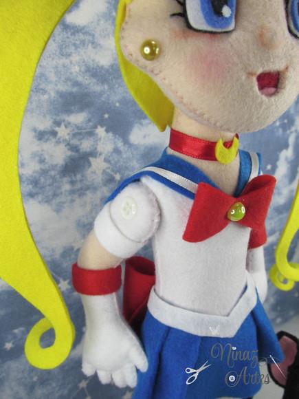 Boneca Sailor Moon com Luna - Tema Mangá