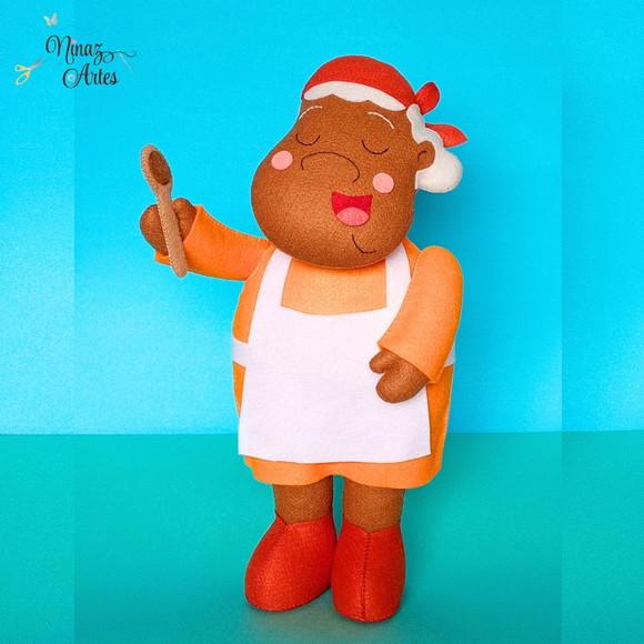 Boneca Tia Anastácia -Tema Sítio do Picapau Amarelo
