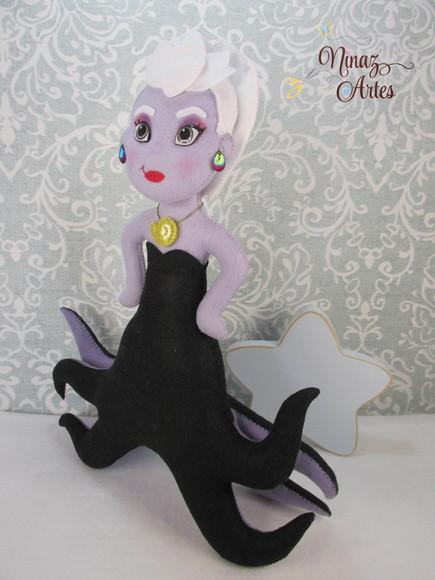Boneca Úrsula - Tema Princesa Sereia - Fundo do Mar