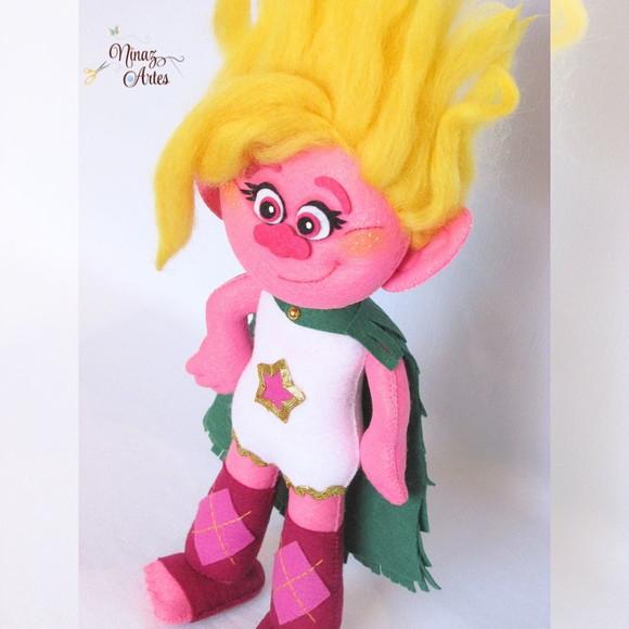 Boneca Viva - Tema Trolls