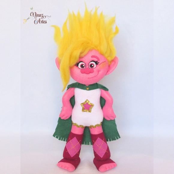 Boneca Viva - Tema Trolls