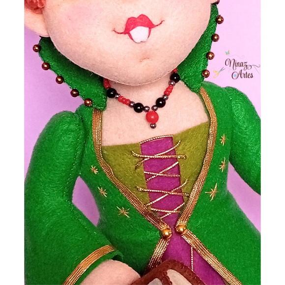 Boneca Winifred Sanderson - Tema Hocus Pocus