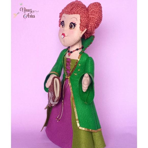 Boneca Winifred Sanderson - Tema Hocus Pocus