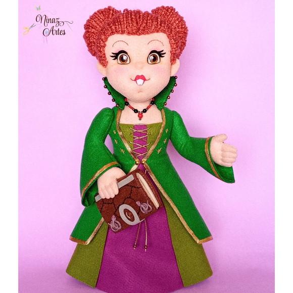 Boneca Winifred Sanderson - Tema Hocus Pocus